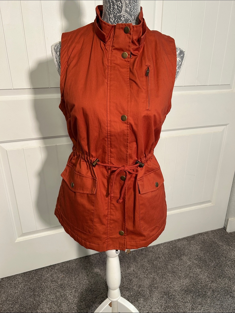 Love Tree Rust Utility Vest S